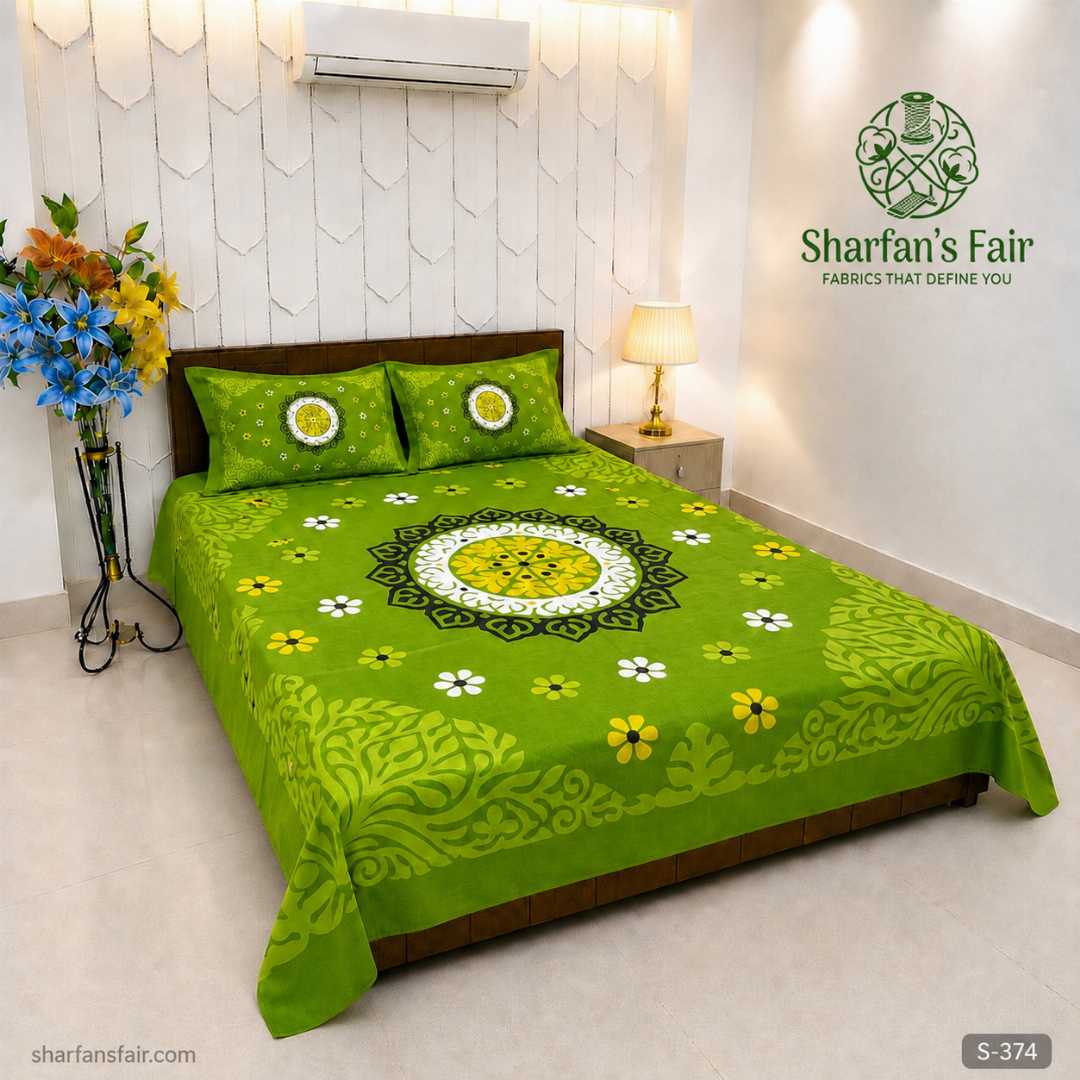 Luxury,King,size,Bed,Sheet,with,Matching,Pillow,covers,luxury bed sheet,king size bed sheet,matching pillow covers,100% cotton bed sheet bd,premium bedding set,digital print bed sheet,soft cotton bed sheet,bedroom decor,3 piece bed sheet set, 4 piece bed sheet set bd,online bed sheet shopping bangladesh,