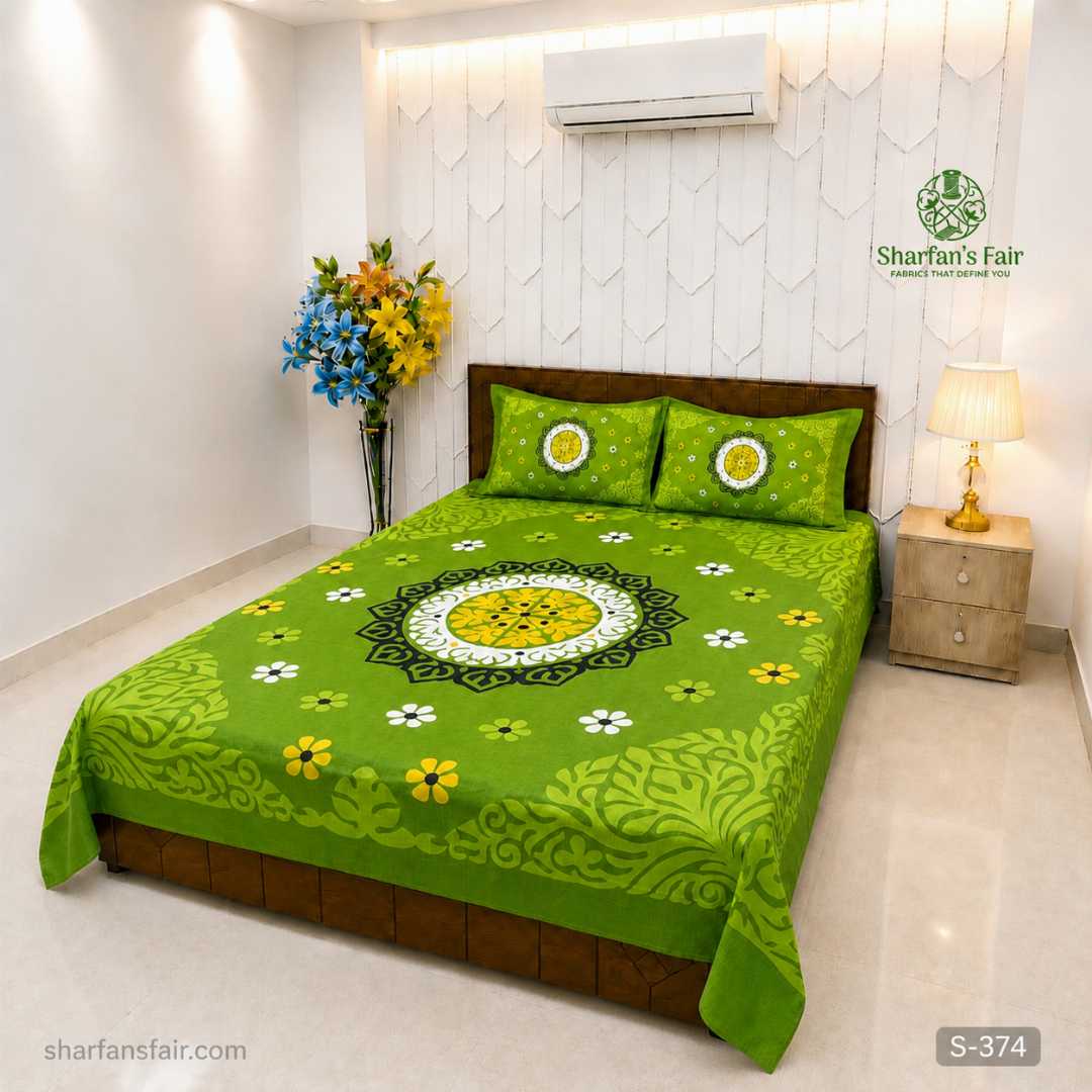 Luxury,King,size,Bed,Sheet,with,Matching,Pillow,covers,luxury bed sheet,king size bed sheet,matching pillow covers,100% cotton bed sheet bd,premium bedding set,digital print bed sheet,soft cotton bed sheet,bedroom decor,3 piece bed sheet set, 4 piece bed sheet set bd,online bed sheet shopping bangladesh,