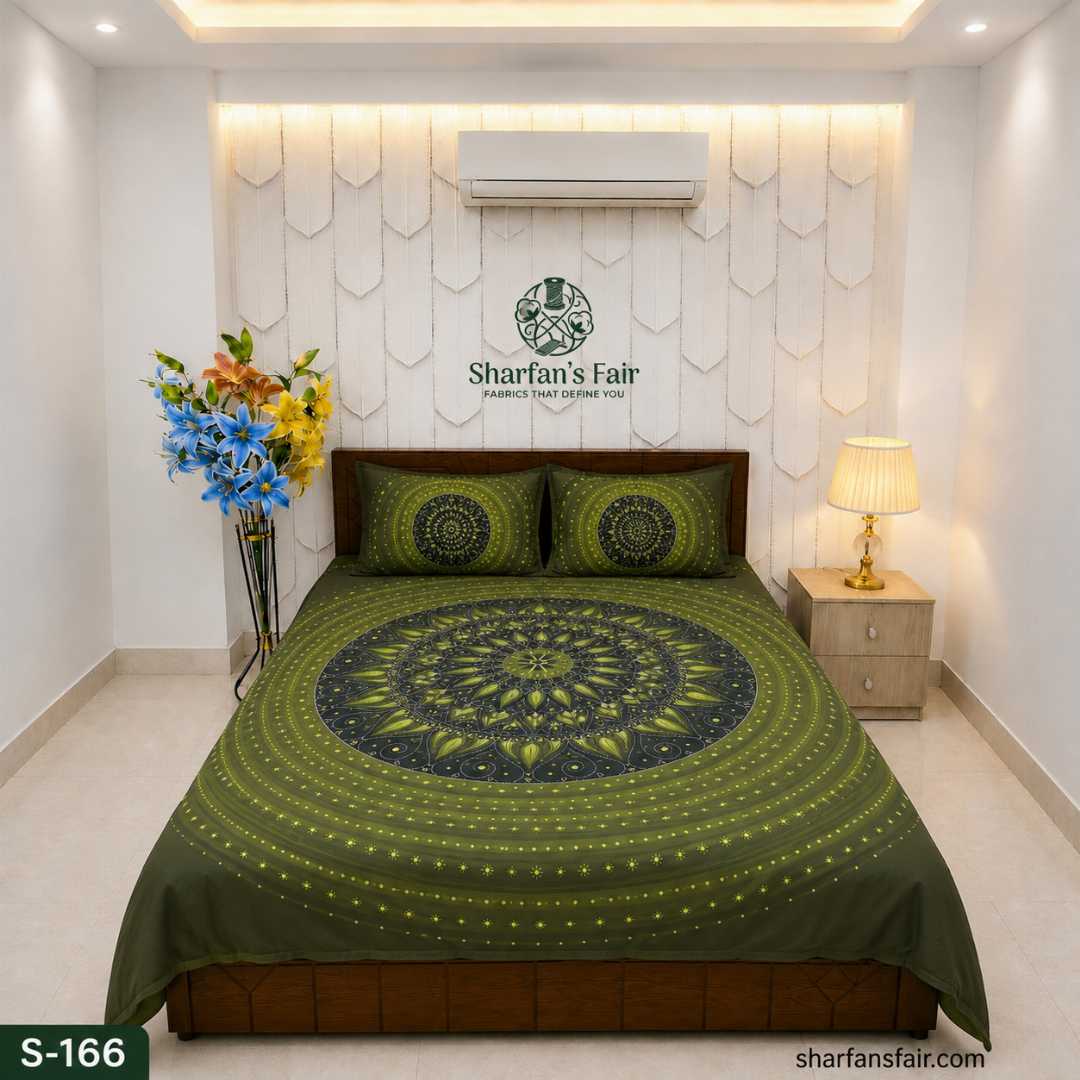 Luxury,King,size,Bed,Sheet,with,Matching,Pillow,covers,luxury bed sheet,king size bed sheet,matching pillow covers,100% cotton bed sheet bd,premium bedding set,digital print bed sheet,soft cotton bed sheet,bedroom decor,3 piece bed sheet set, 4 piece bed sheet set bd,online bed sheet shopping bangladesh,